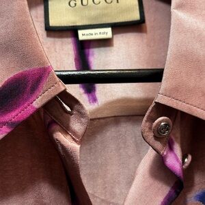 Gucci Pink and Purple Shirt